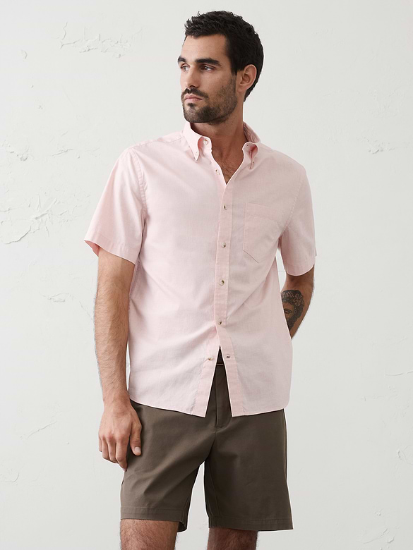 Slim-Fit Softwash Cotton Shirt