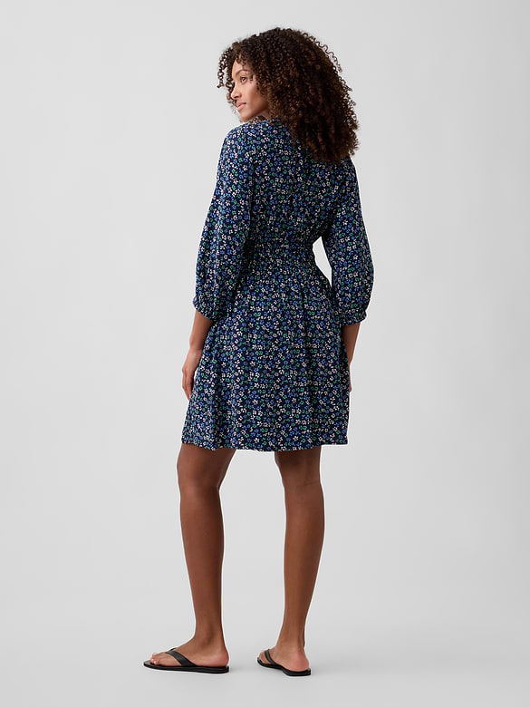 V-Neck Mini Dress