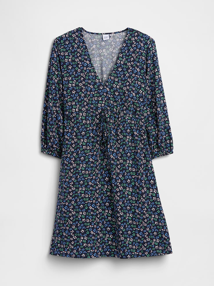 Image 6 of 6, V-Neck Mini Dress