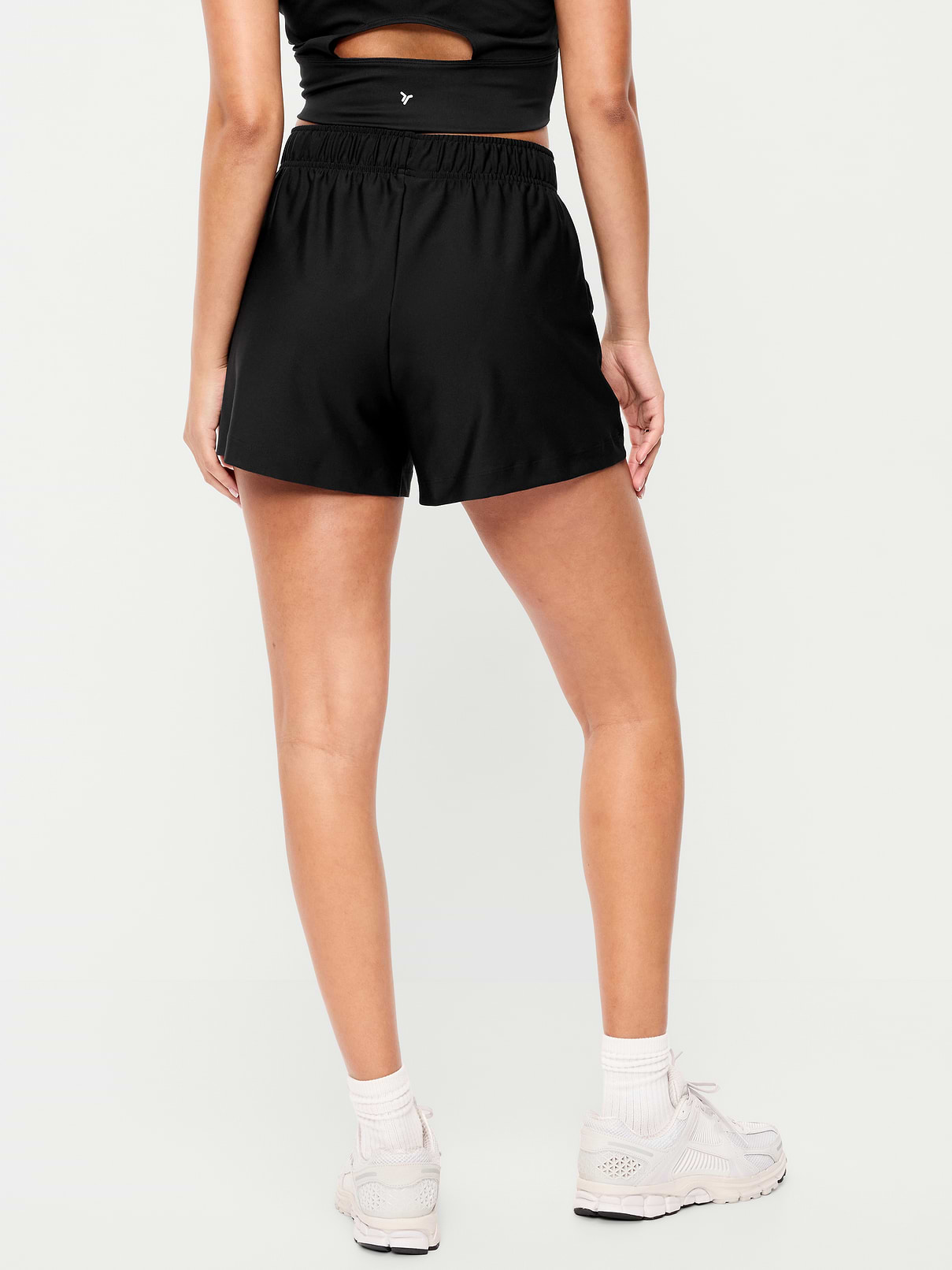 L'image numéro 2 présente Short PowerSoft à taille haute, entrejambe de 9 cm