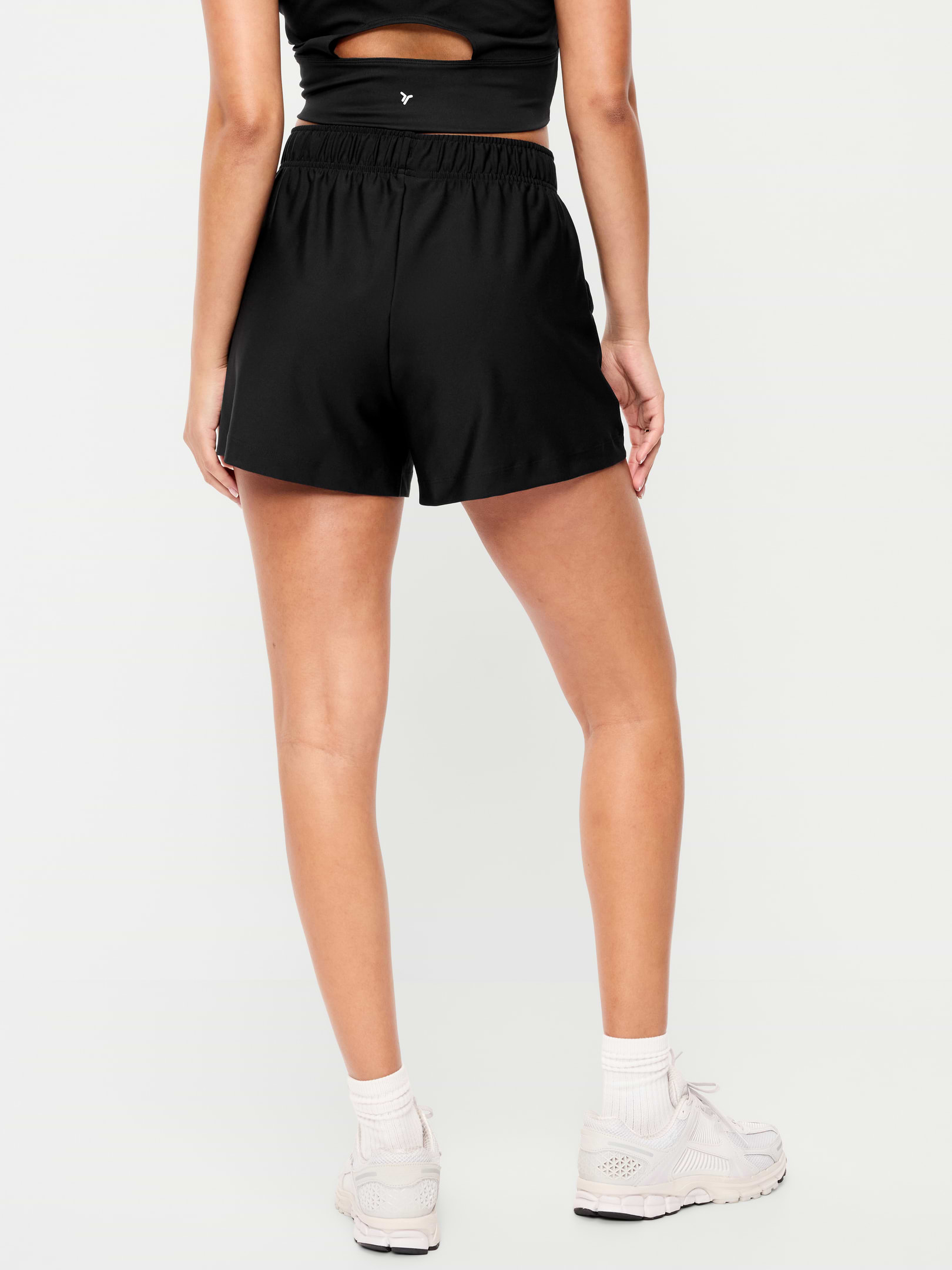L'image numéro 2 présente Short PowerSoft à taille haute, entrejambe de 9 cm