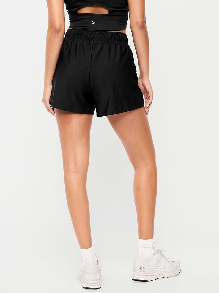 L'image numéro 2 présente Short PowerSoft à taille haute, entrejambe de 9 cm