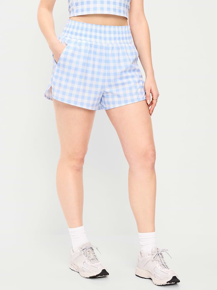 Image number 5 showing, Extra High-Waisted Crinkle Run Shorts -- 3-inch inseam