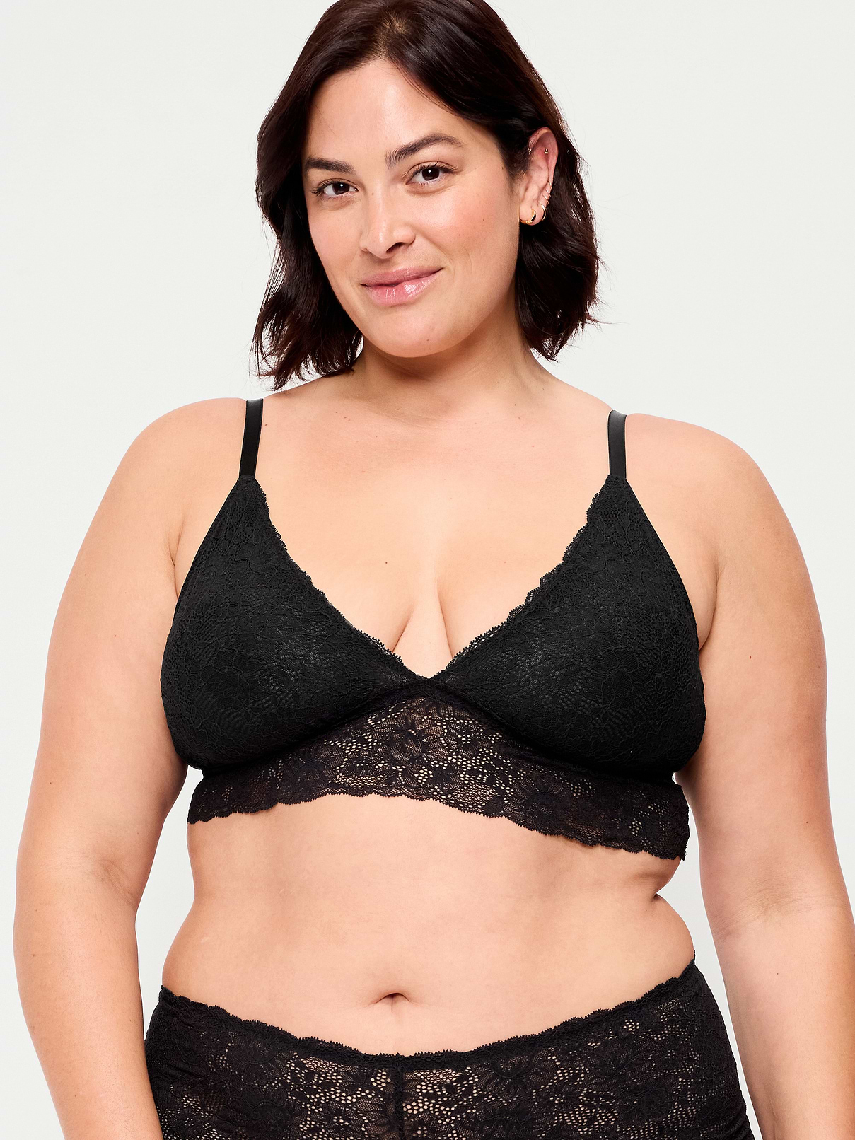 Image number 7 showing, Lace Longline Bralette