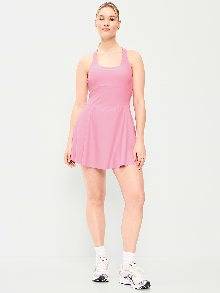 Image 5 of 7, PowerSoft Fit & Flare Athletic Dress