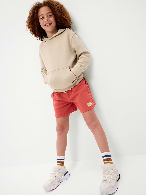 Short de jogging en molleton qui tombe au-dessus du genou pour garçon