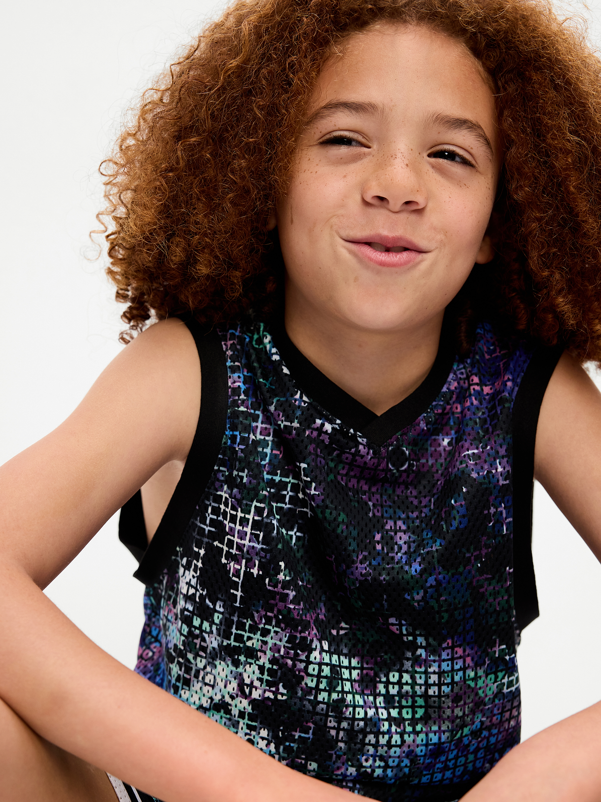 Image number 3 showing, Mesh Basketball Tank Top for Boys