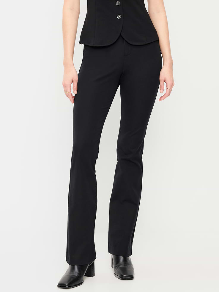 Image number 2 showing, High-Waisted Pixie Flare Pants