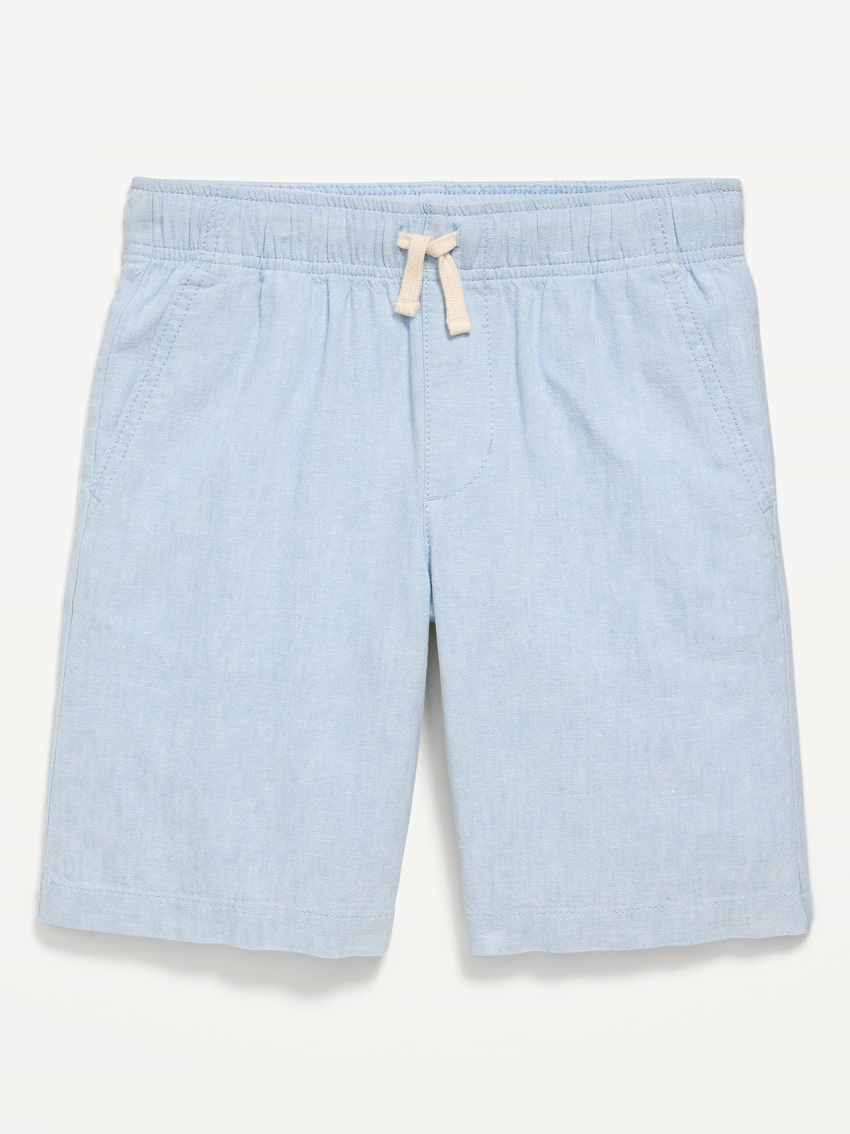 Image 4 of 5, Knee Length Linen-Blend Dock Shorts for Boys