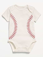 Image 1 of 1, envelope neckline, short sleeves, logo-graphic at front, snaps at inseam, Product #883203