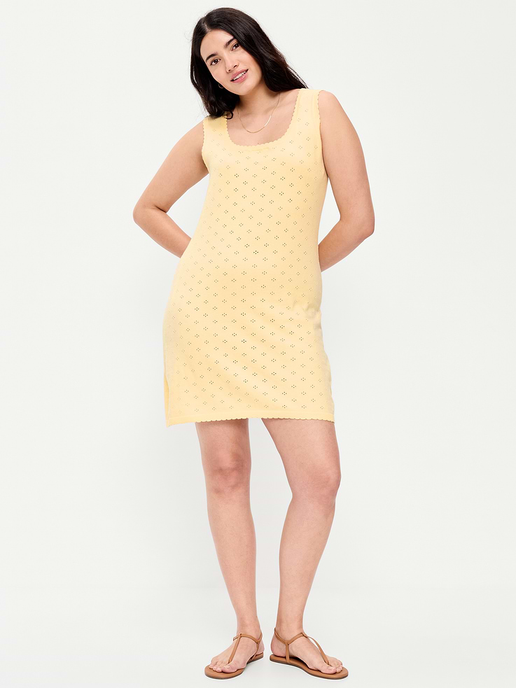 Image number 7 showing, SoSoft Lite Pointelle Sweater Dress