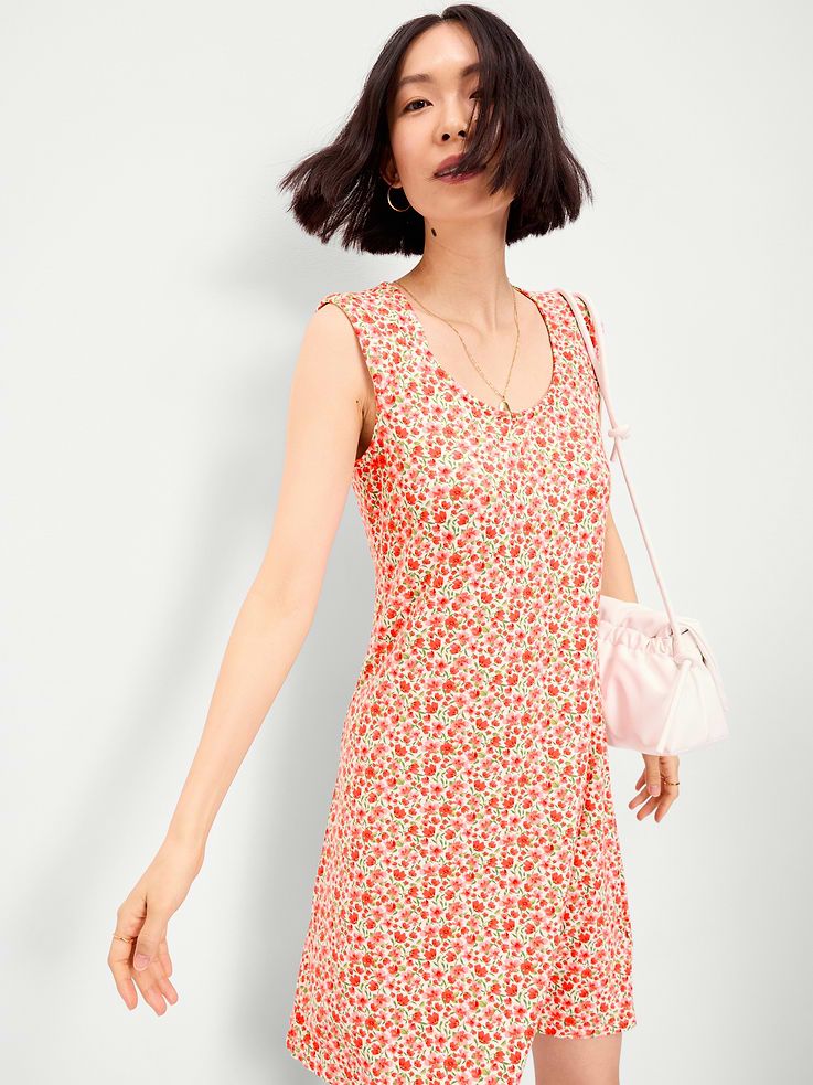 Image number 3 showing, Short-Sleeve Scoop-Neck Mini Dress