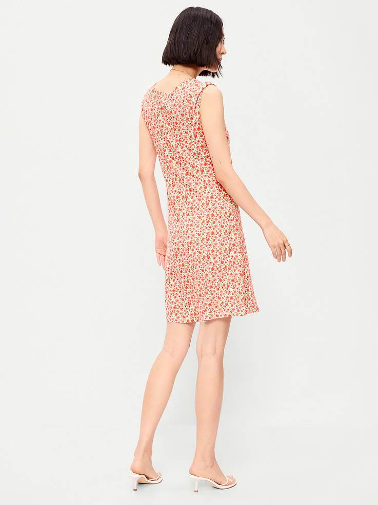 Image number 2 showing, Short-Sleeve Scoop-Neck Mini Dress