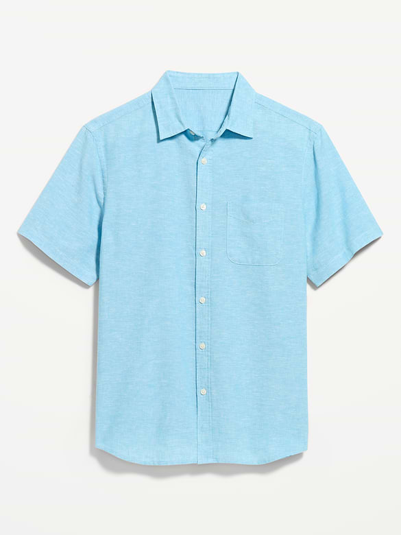 Classic Fit Everyday Linen-Blend Shirt