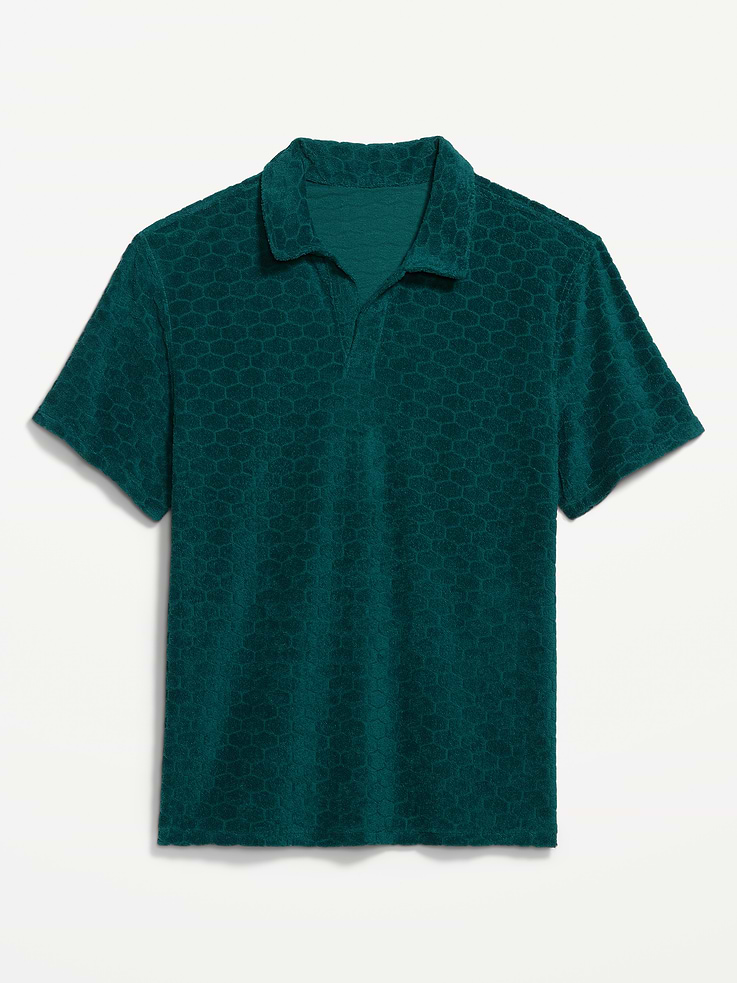 Image number 4 showing, Textured Terry Polo