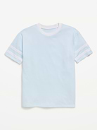 Image number 1 showing, Oversized Short-Sleeve Graphic Tunic T-Shirt for Girls
