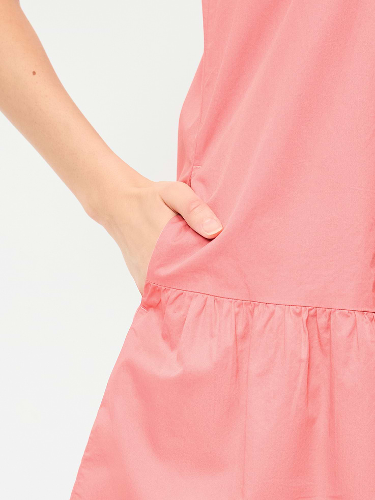 Image number 6 showing, Sleeveless Drop-Waist Swing Mini Dress
