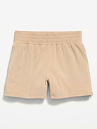 Image number 4 showing, High-Waisted StretchTech Performance Shorts for Girls