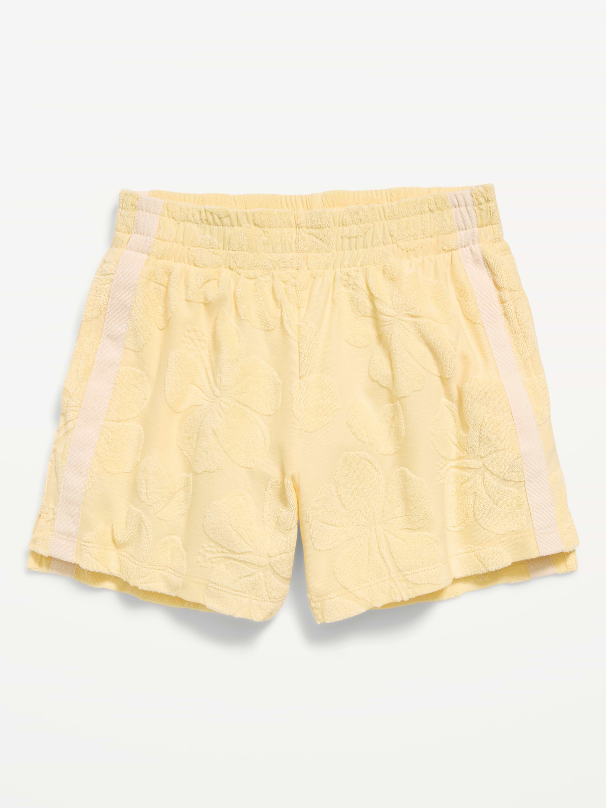 Image number 4 showing, High-Waisted Textured Terry Shorts for Girls