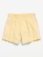 Image number 4 showing, High-Waisted Textured Terry Shorts for Girls