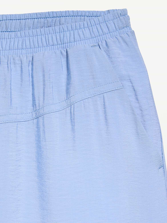 High-Waisted Crinkled Harem Pants for Girls