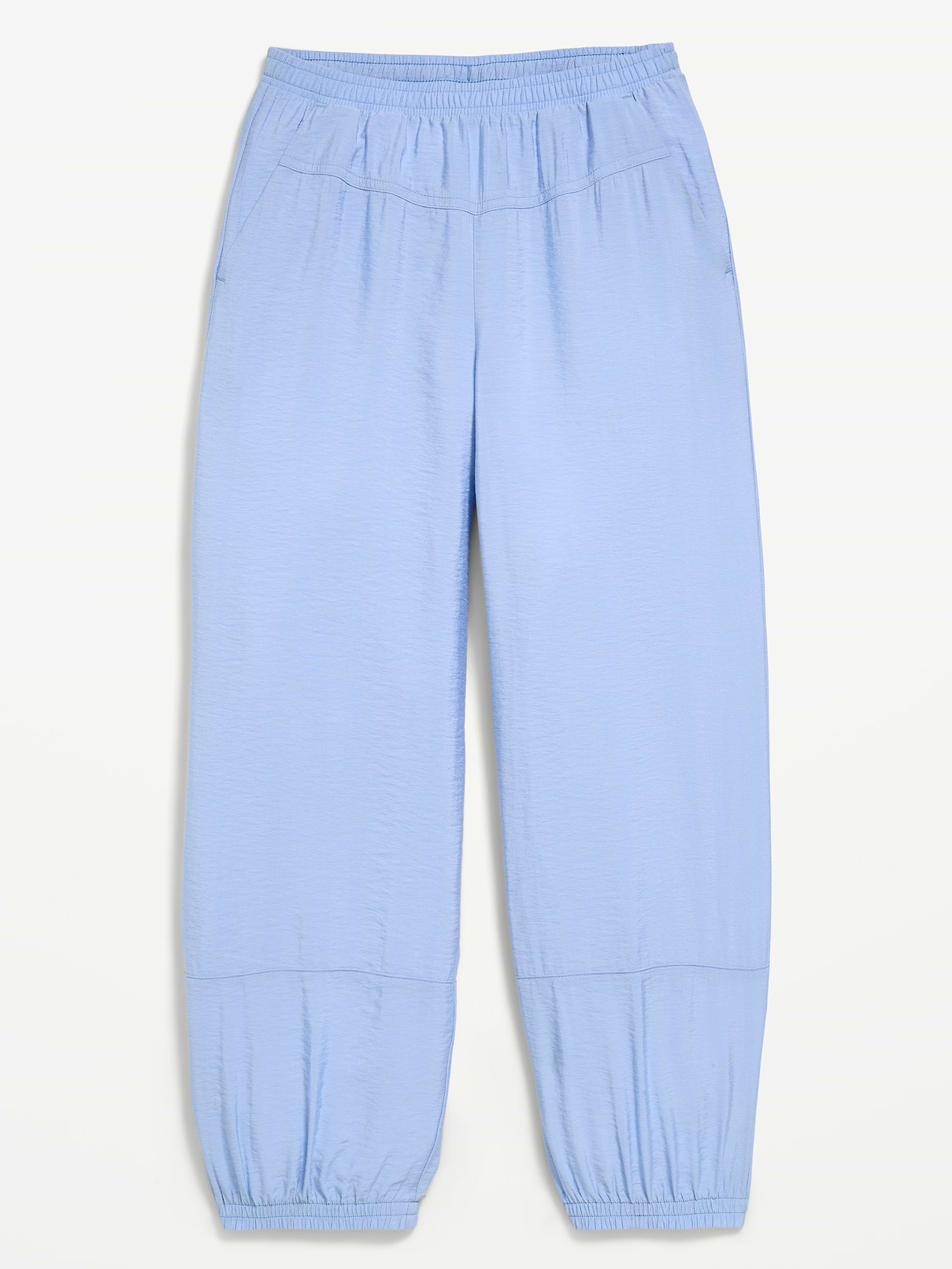 Image number 4 showing, High-Waisted Crinkled Harem Pants for Girls