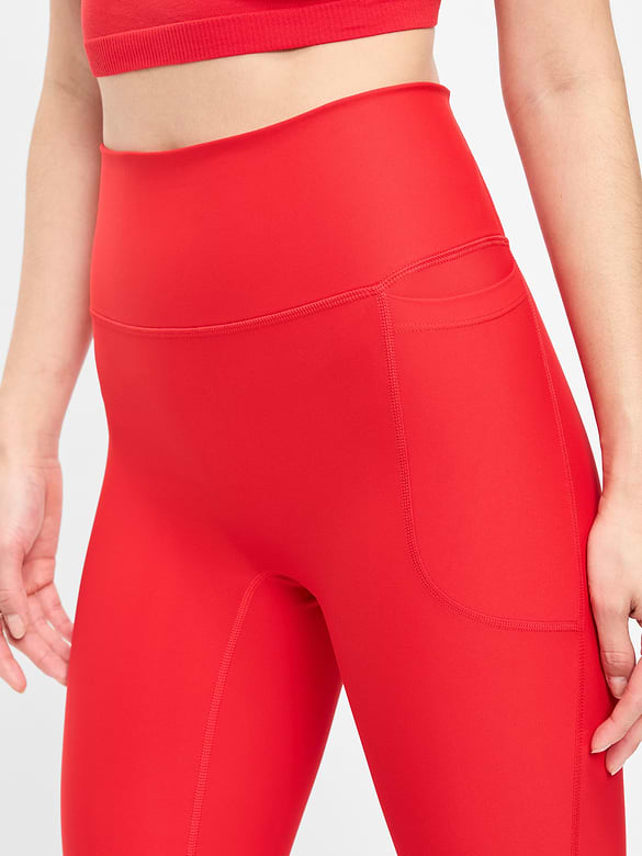 Extra-High Waisted PowerSoft Boundless 7/8 Pocket Leggings – No Front Seam
