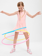 Image number 1 showing, PowerSoft Sleeveless Tie-Strap Athletic Dress for Girls