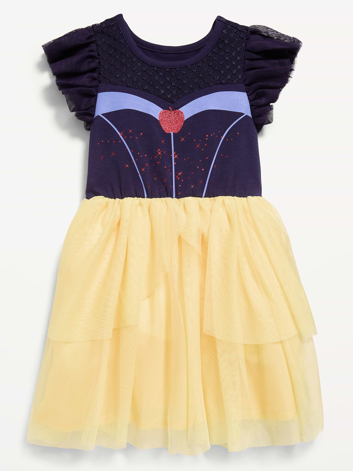 Image 1 of 1, crew neck, short sleeves, licensed graphic at front, seamed waist, flared tutu skirt, ©Disney, Product #896390
