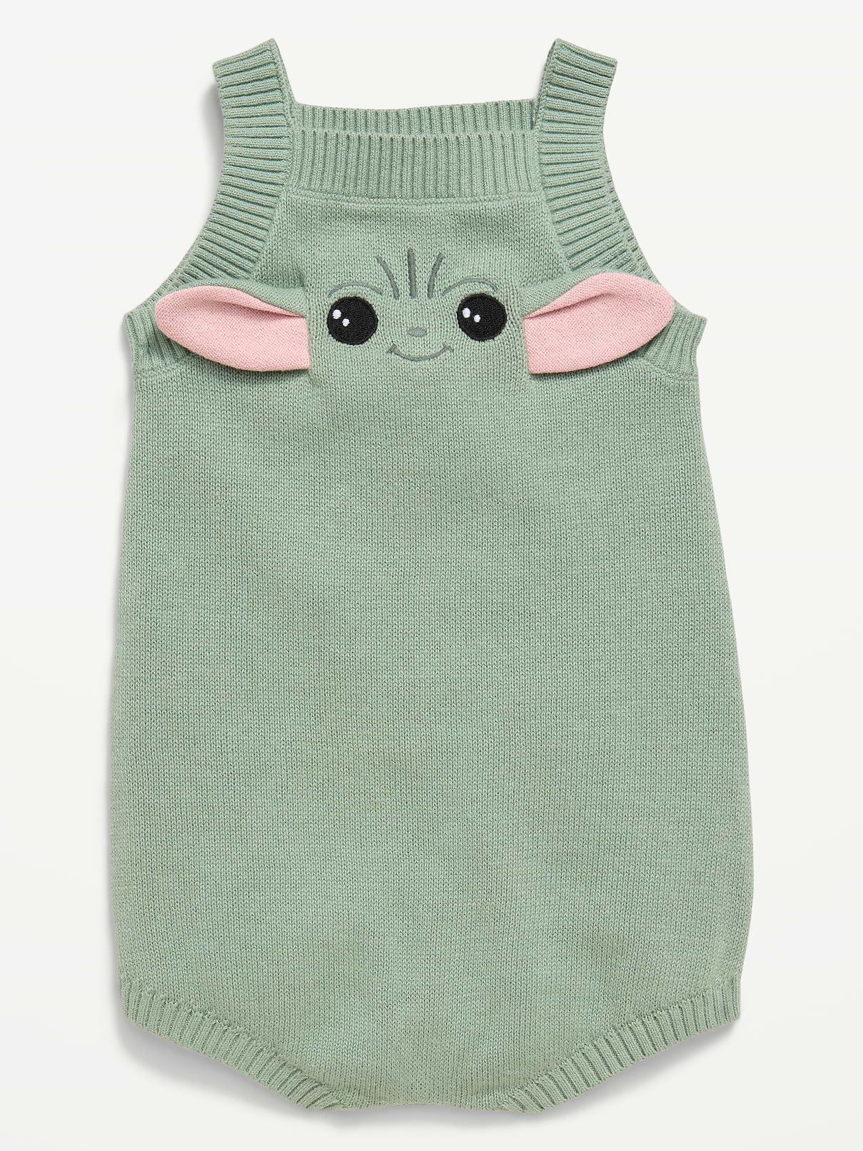 L'image numéro 2 présente Barboteuse en tricot sans manches Grogu de Star Wars™ pour Bébé
