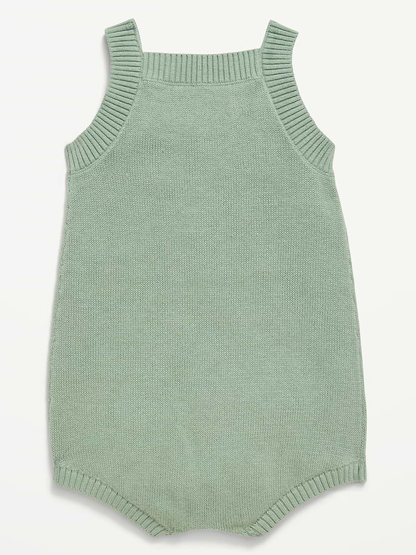 Star Wars™ Grogu Sleeveless Sweater-Knit One-Piece Romper for Baby