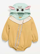 Image number 2 showing, Star Wars™ Hooded Grogu Fleece One-Piece Romper for Baby