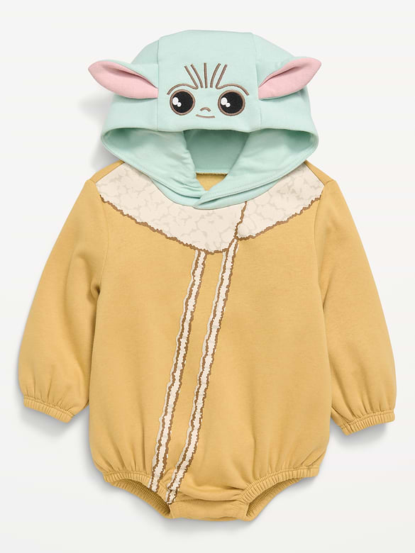 Star Wars™ Hooded Grogu Fleece One-Piece Romper for Baby