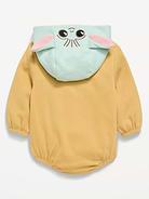 Image number 3 showing, Star Wars™ Hooded Grogu Fleece One-Piece Romper for Baby