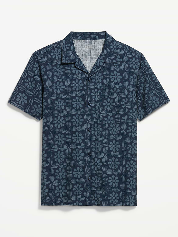 Chemise de vacances à manches courtes