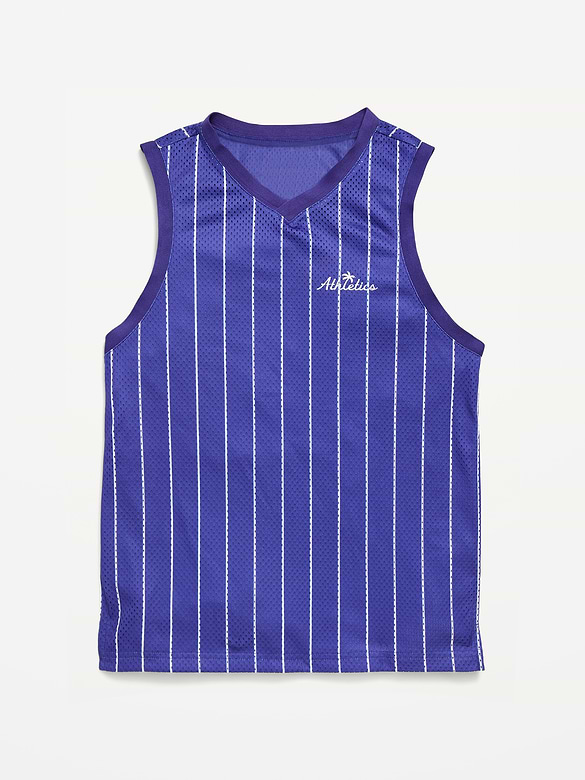 Mesh Basketball Tank Top for Boys