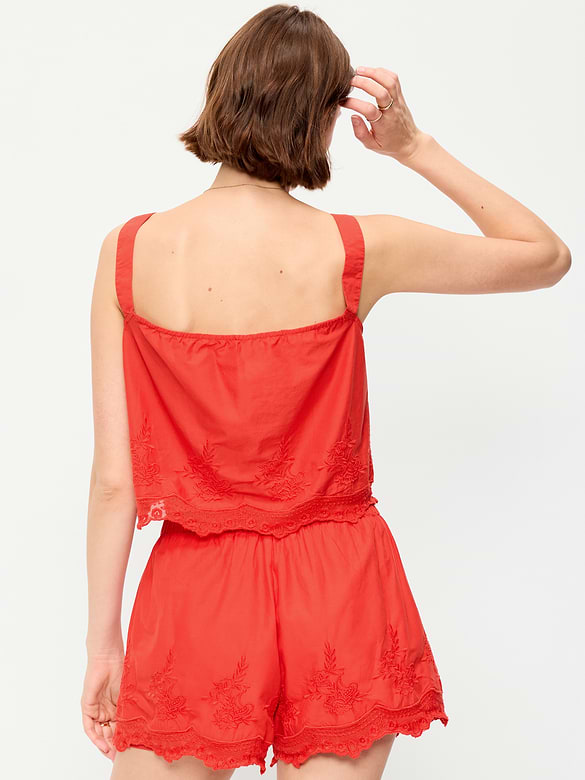 Tie-Front Cami Tank Top
