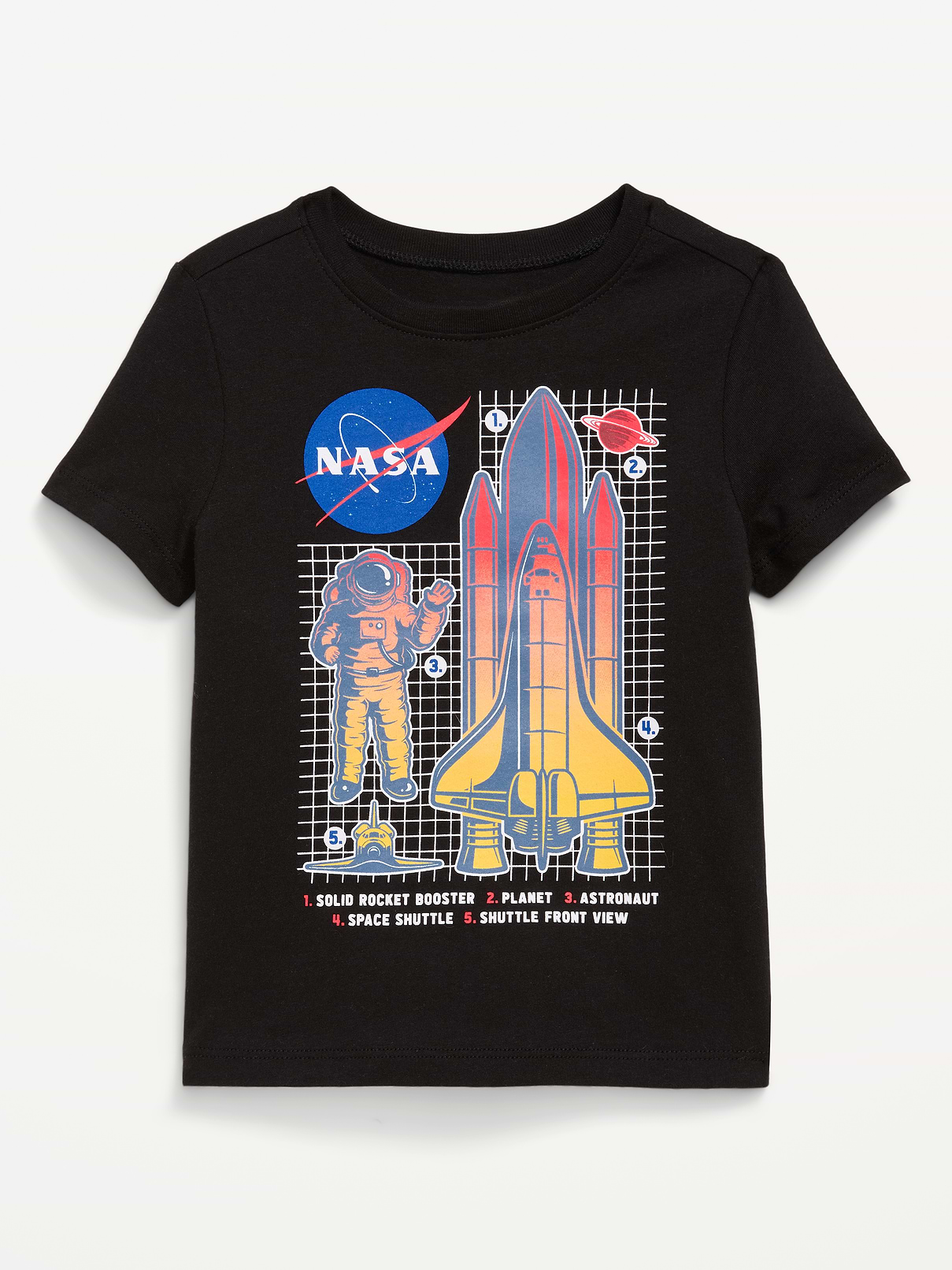 Image number 1 showing, NASA Unisex Graphic T-Shirt for Toddler Boys