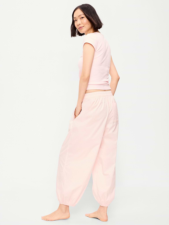 Lightweight Pull-On Parachute Pants