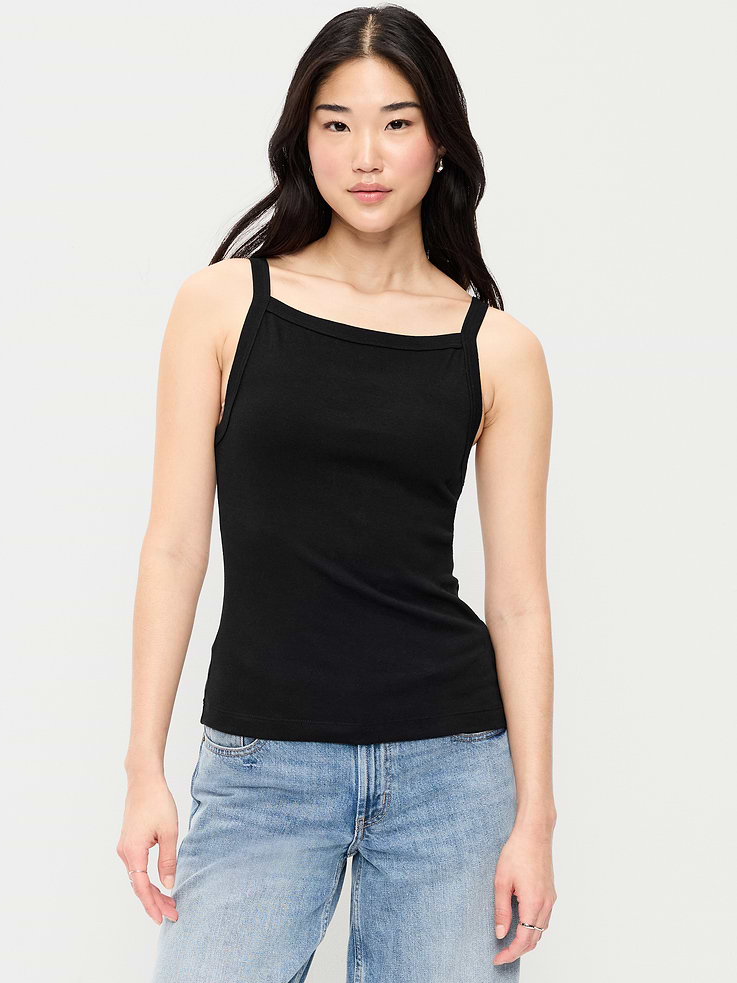 Image number 1 showing, Snug Apron-Neck Tank Top