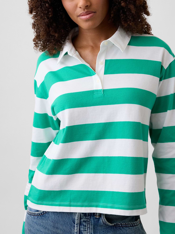 Image number 4 showing, Relaxed Rugby Polo Shirt