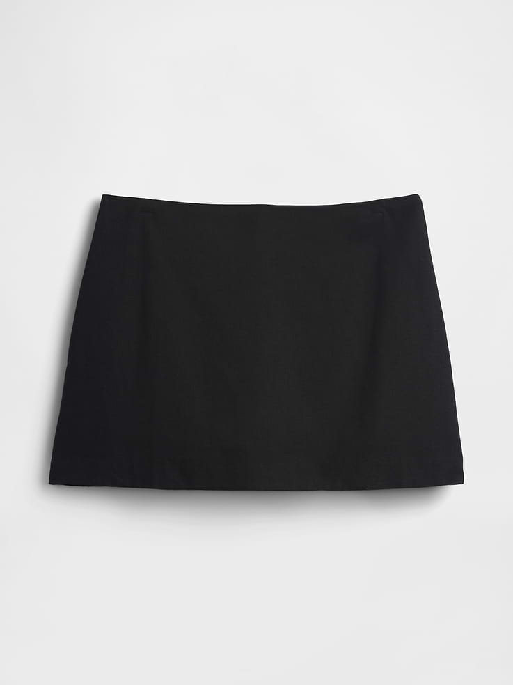 Image number 6 showing, Linen-Blend Mini Skort