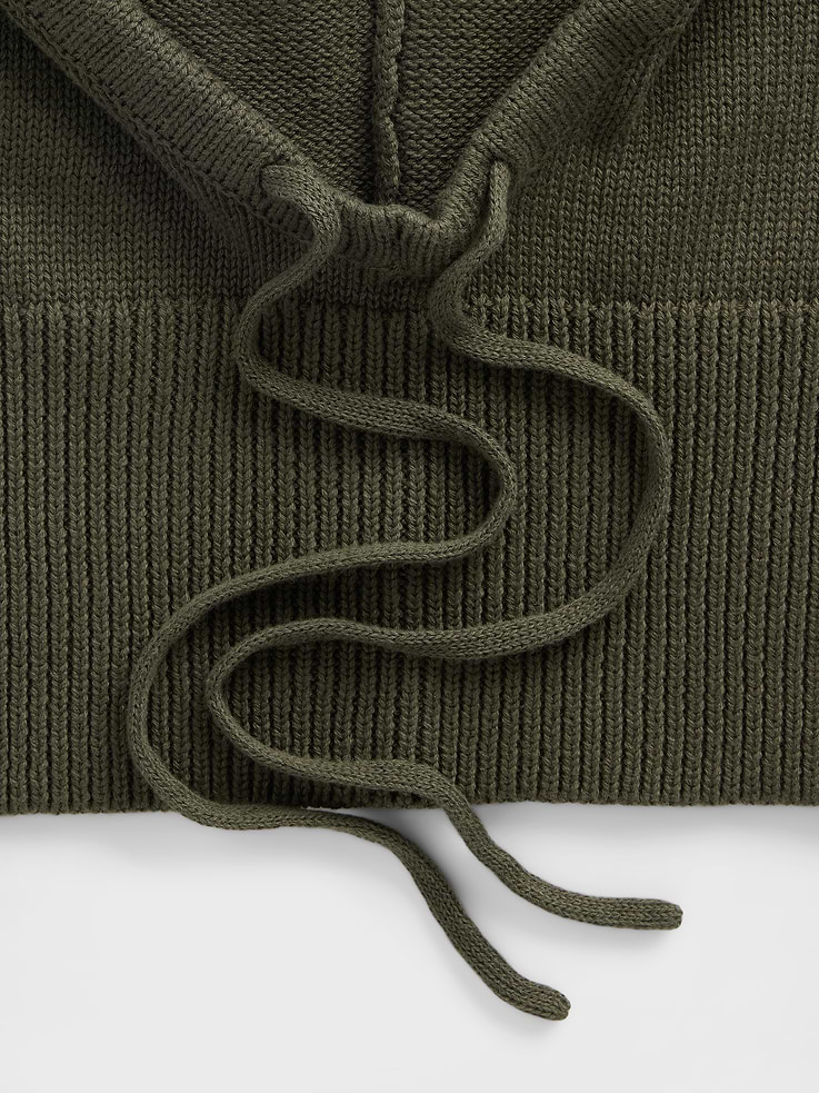Image number 3 showing, 100% Cotton Drawcord Hood