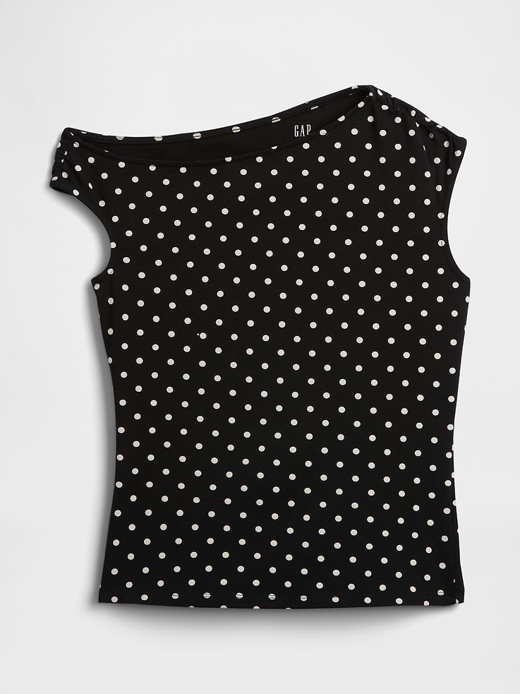 Image number 5 showing, Stretch Jersey Off-Shoulder Top