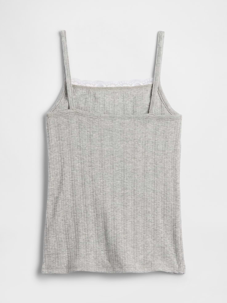 Image number 2 showing, Kids Pointelle Cami