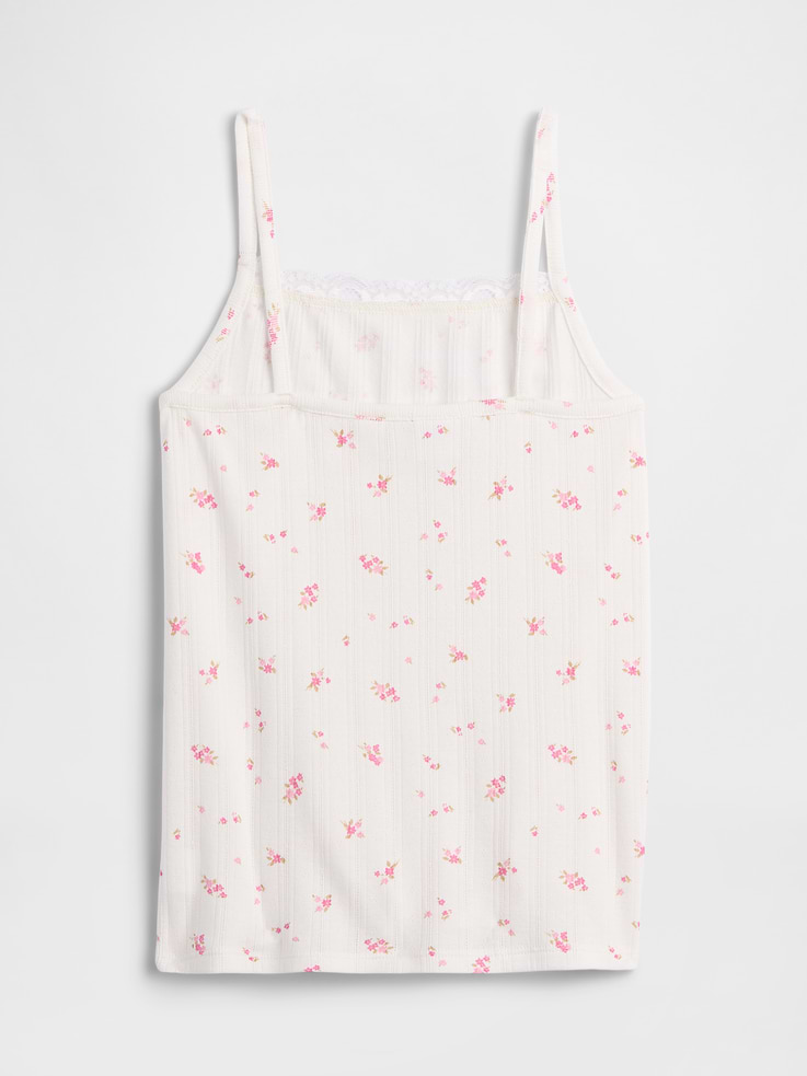 Image 2 of 3, Kids Pointelle Cami