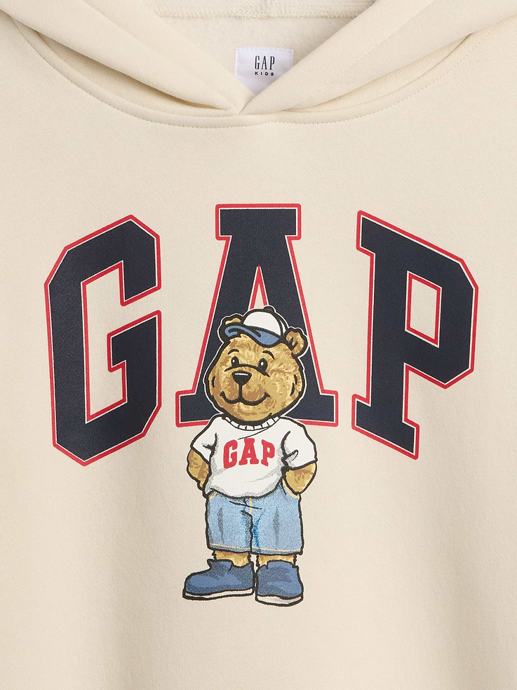 Image number 3 showing, Kids Relaxed Brannan Bear Gap Logo Hoodie