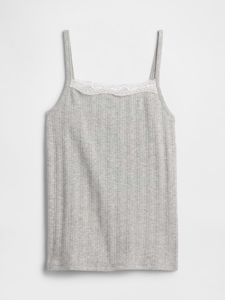 Image number 1 showing, Kids Pointelle Cami