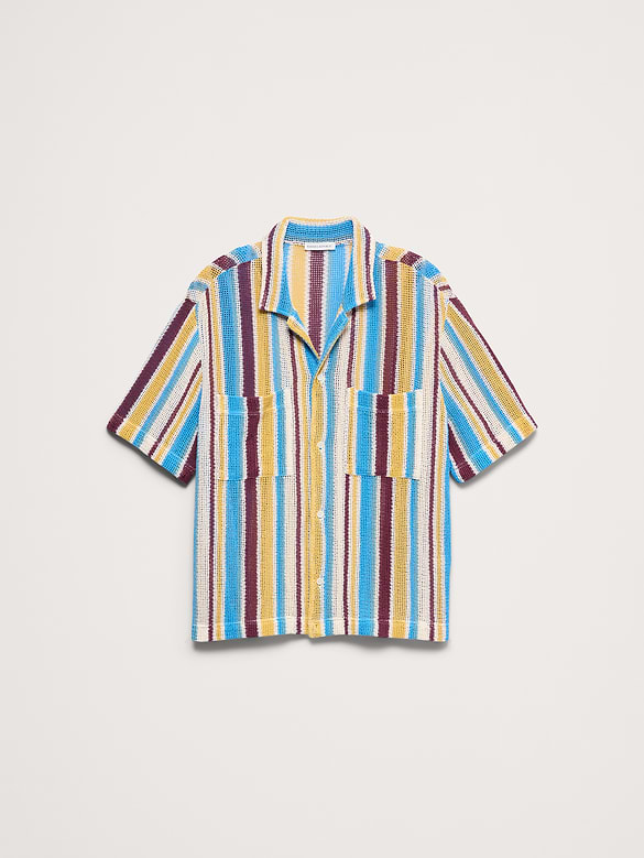 Cotton Mesh Resort Shirt