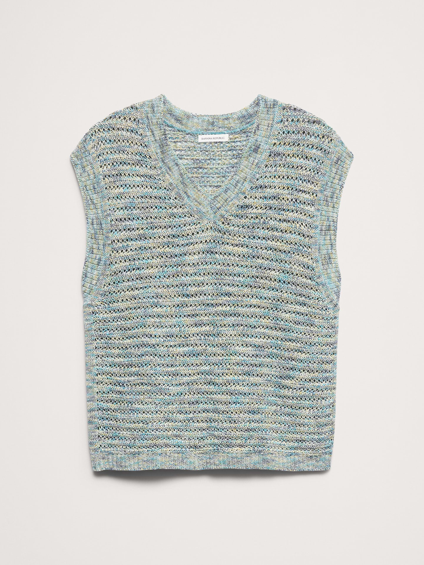 Image number 4 showing, Spacedye Cotton Crochet Vest